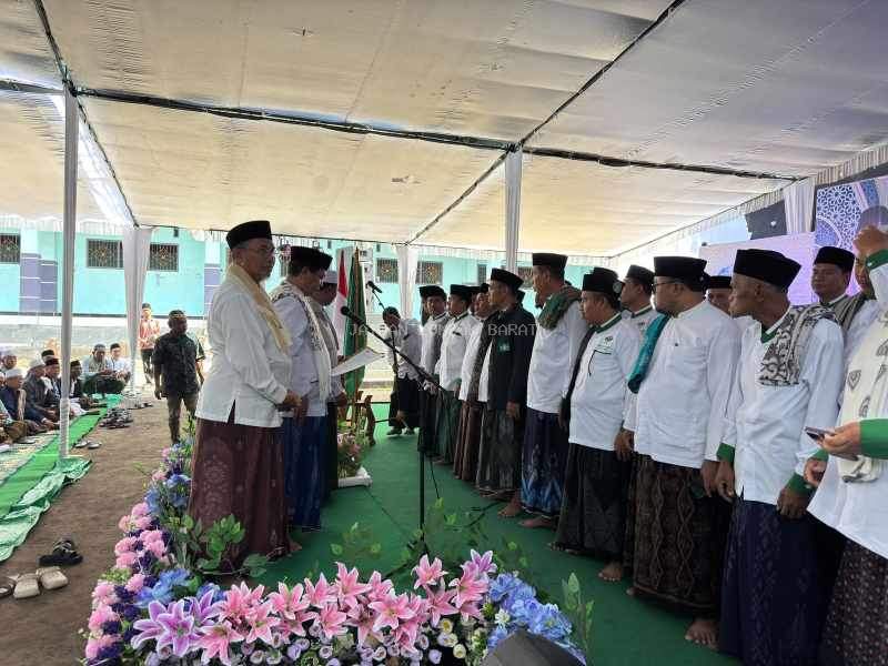 Ribuan Jamaah Hadiri Pembukaan Safari Haul Syekh Abdul Qadir Al-Jailani dan Pelantikan JATMAN Lombok Barat